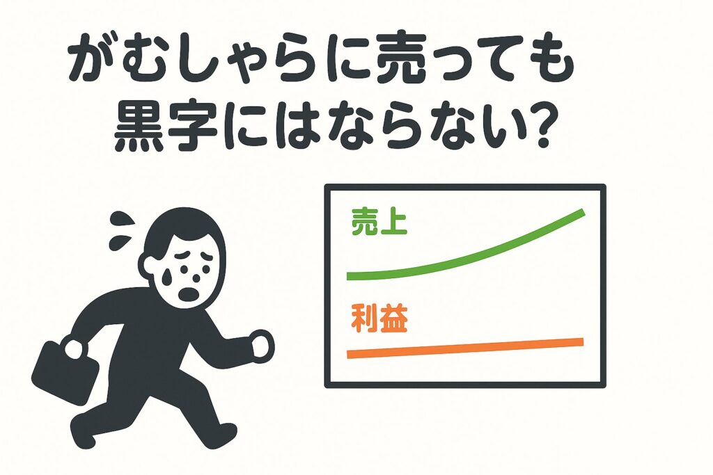 051　がむしゃらに売っても黒字にならない
